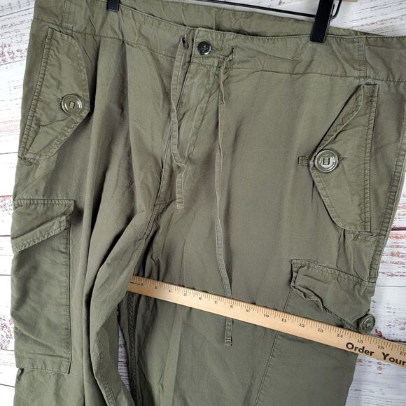 Monitaly VANCLOTH & SONS Mens Sz XL (40 x 31) Six Pocket Easy Pants Olive Army - Picture 3 of 13